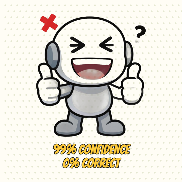 99% Confidence, 0% Correct