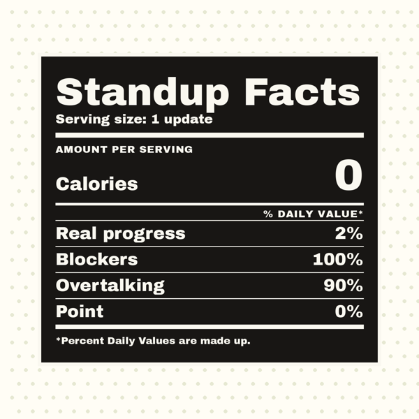 Standup Nutrition Facts