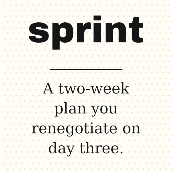 Sprint, Defined