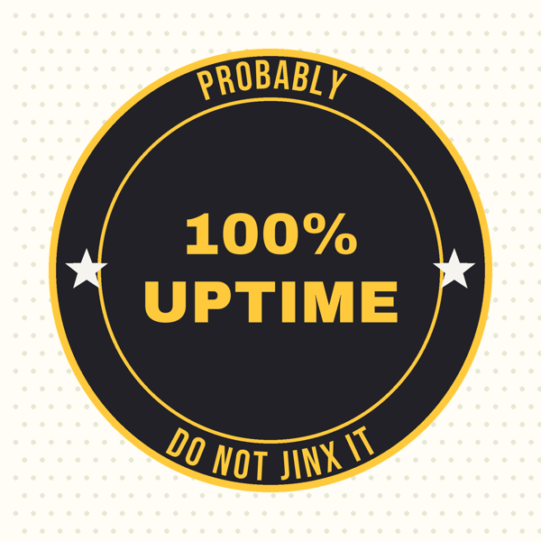 100% Uptime