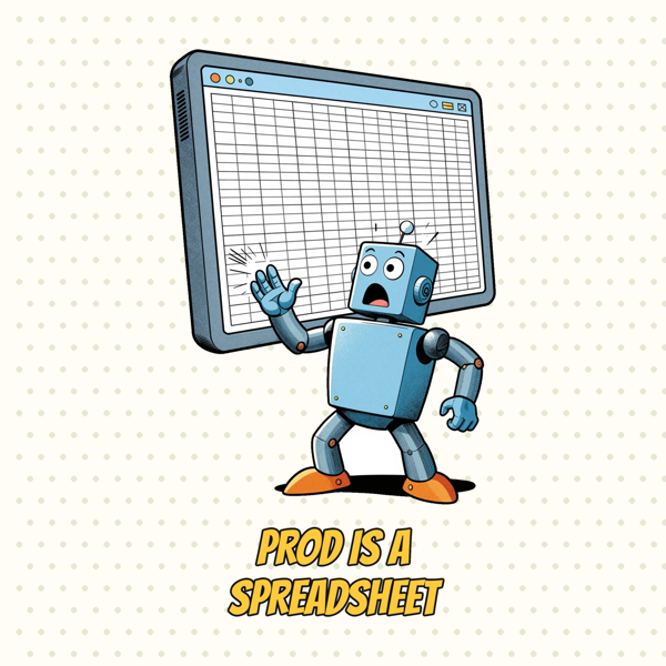 The Prod Database Is a Spreadsheet