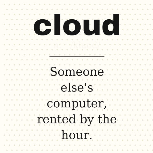 Cloud, Defined